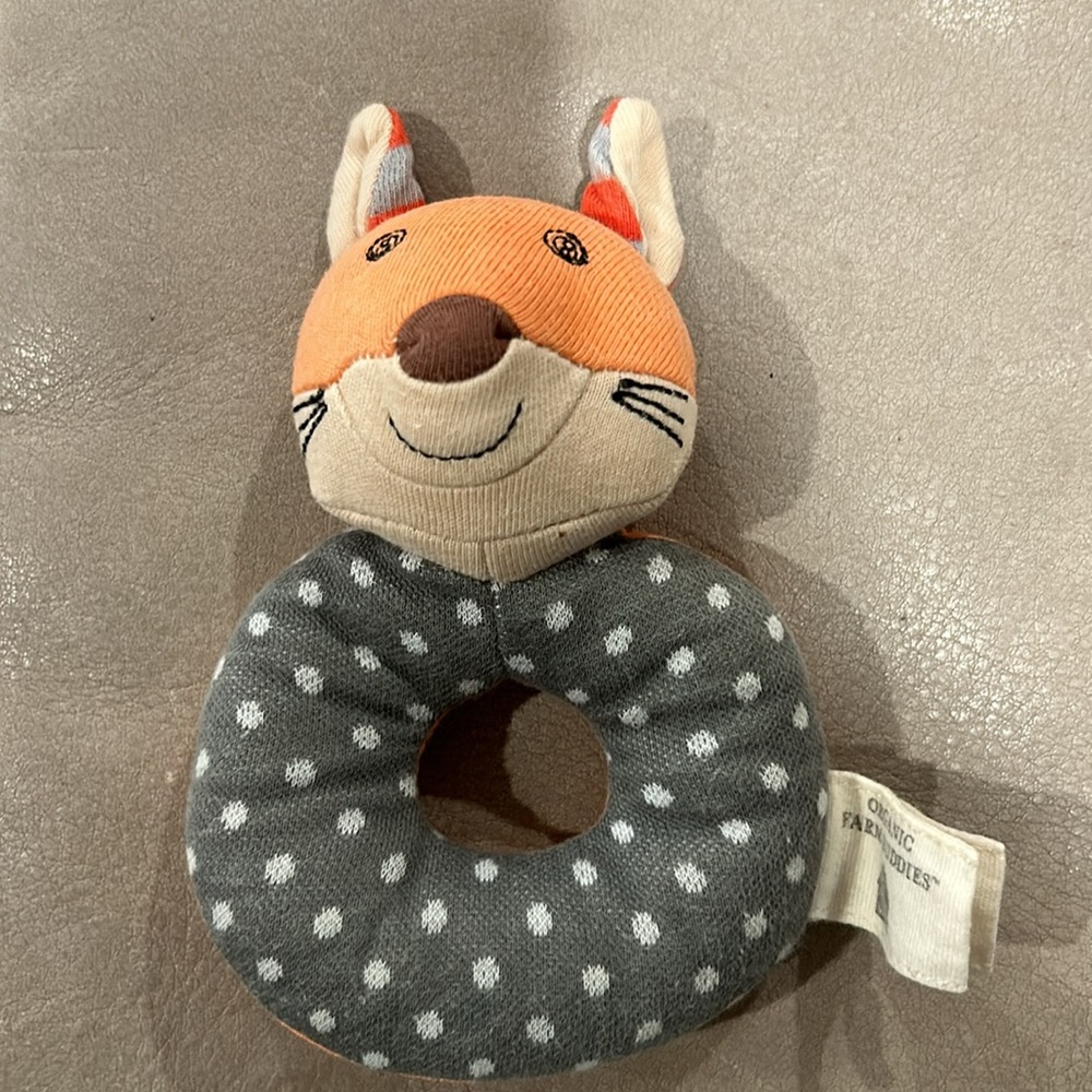 Zutano COZIE FLEECE BABY BOOTIE/Shoes 3M
Farm Buddies Frenchy Fox OrganicRattle - Picture 2 of 6
